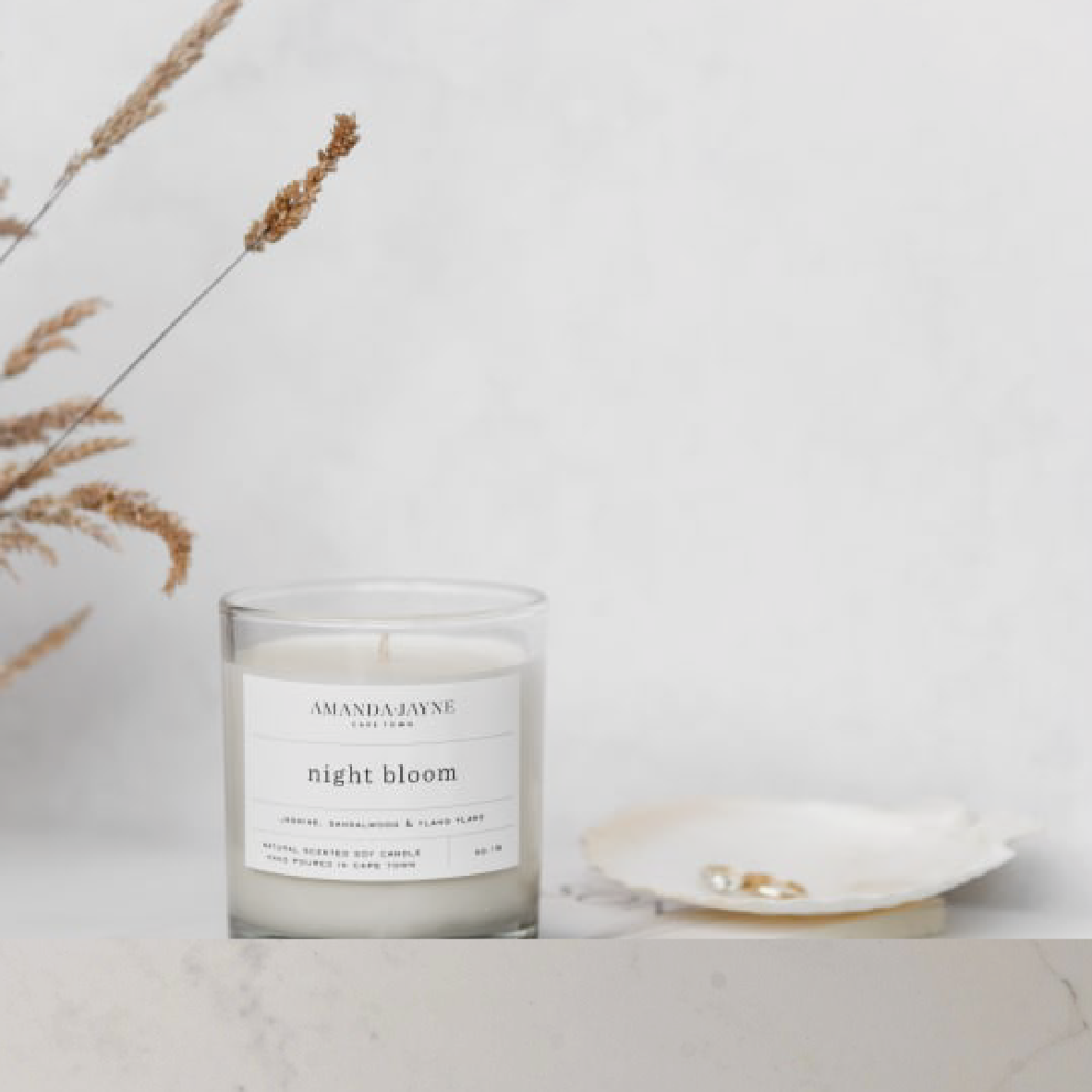 Glass Candle - Night Bloom