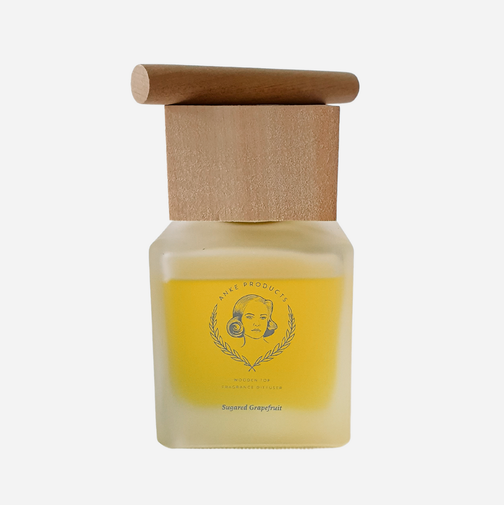 Wooden Top Diffuser - Sugared Grapefruit