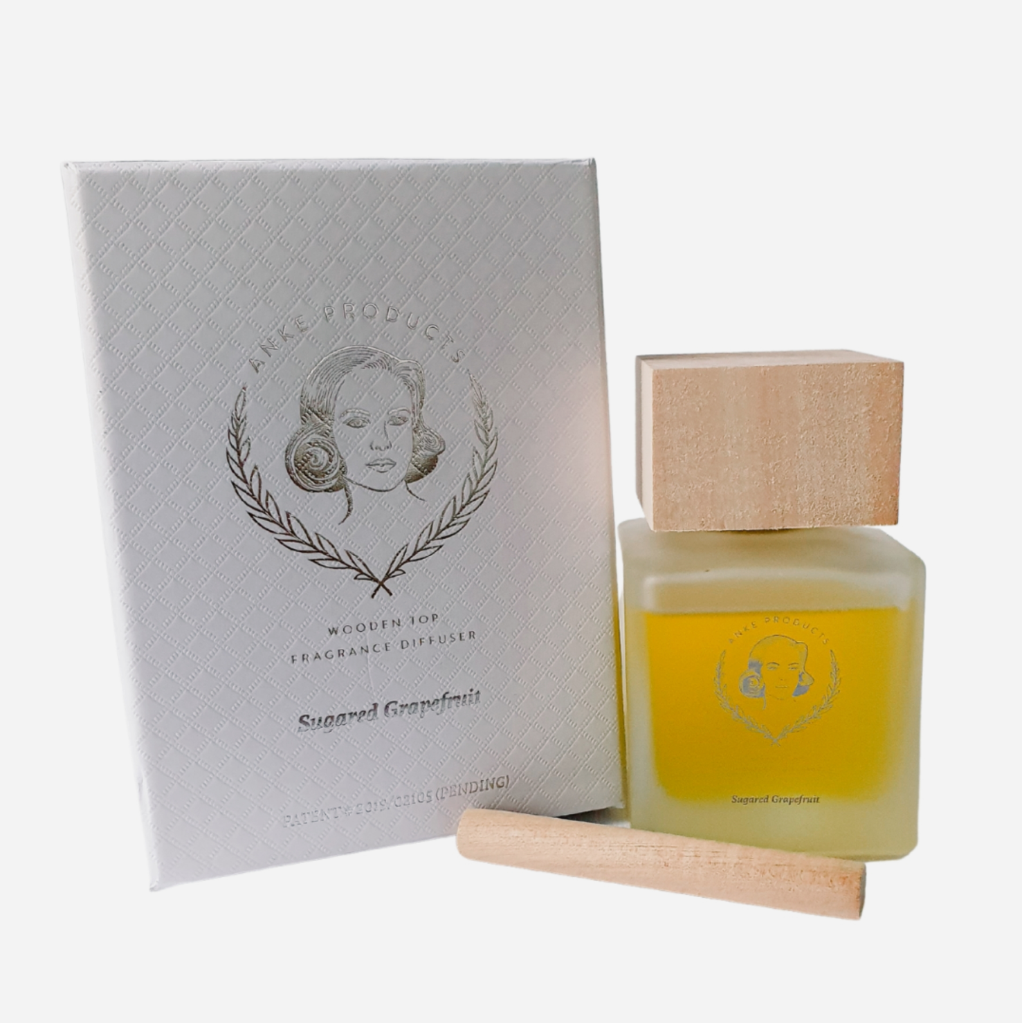 Wooden Top Diffuser - Sugared Grapefruit