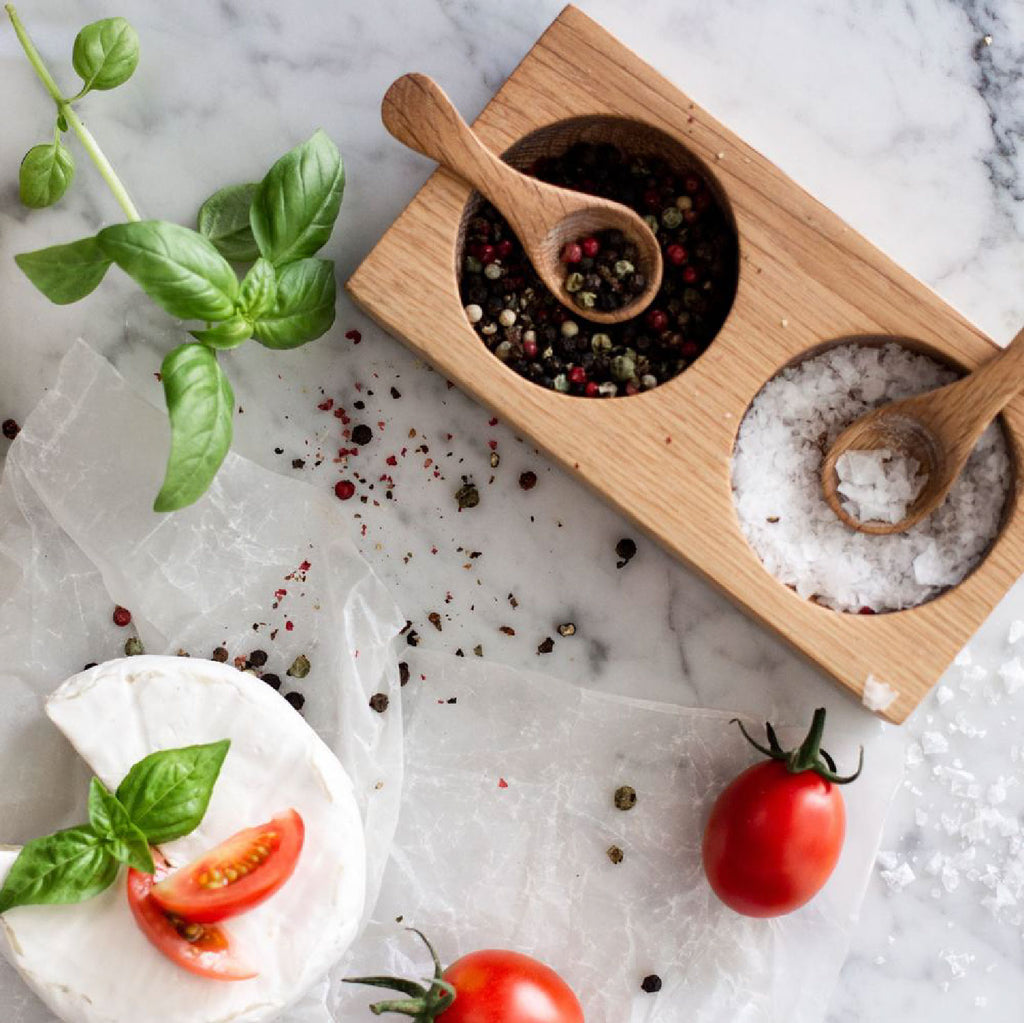 Salt and Pepper Bowl - Oak