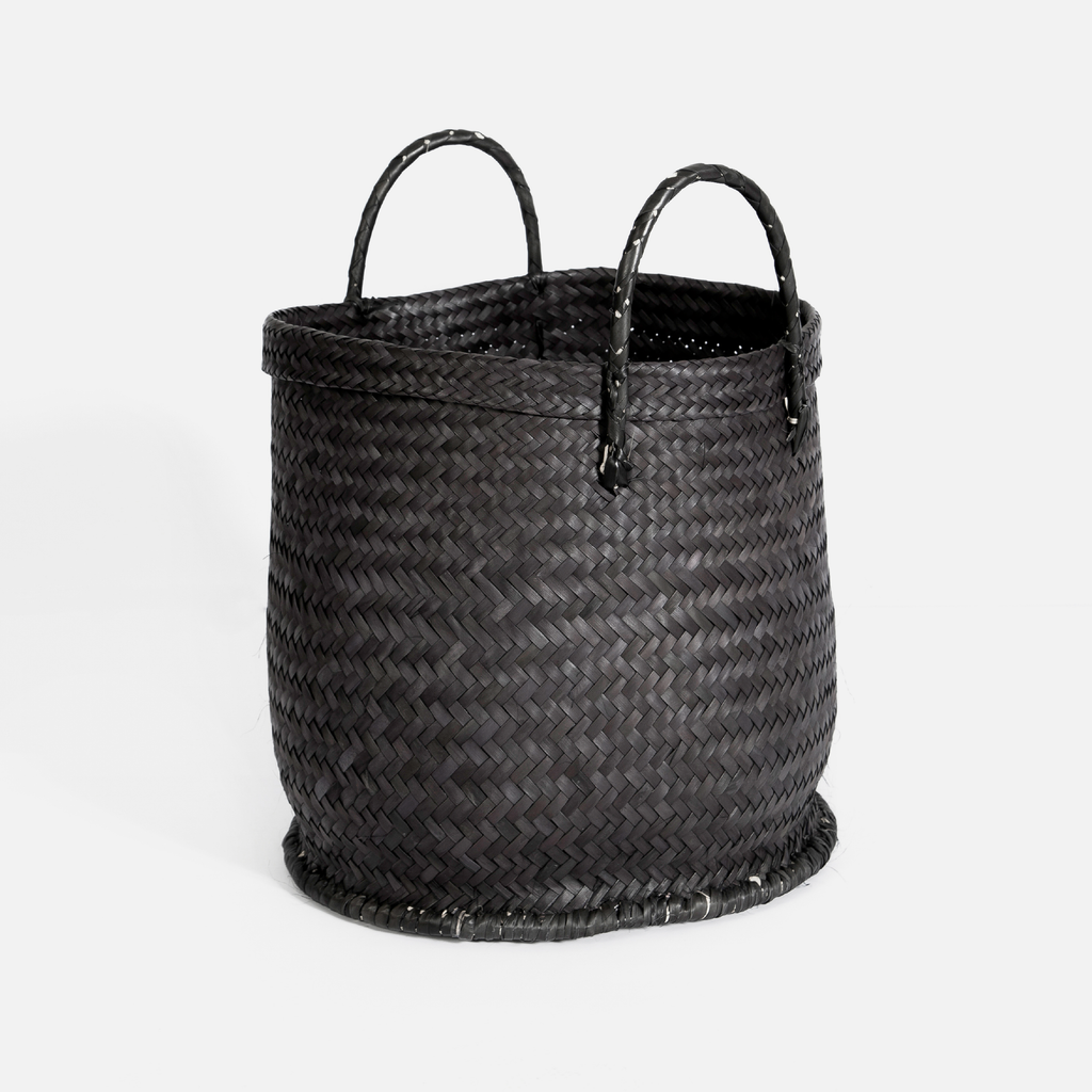 Black Block Storage Basket