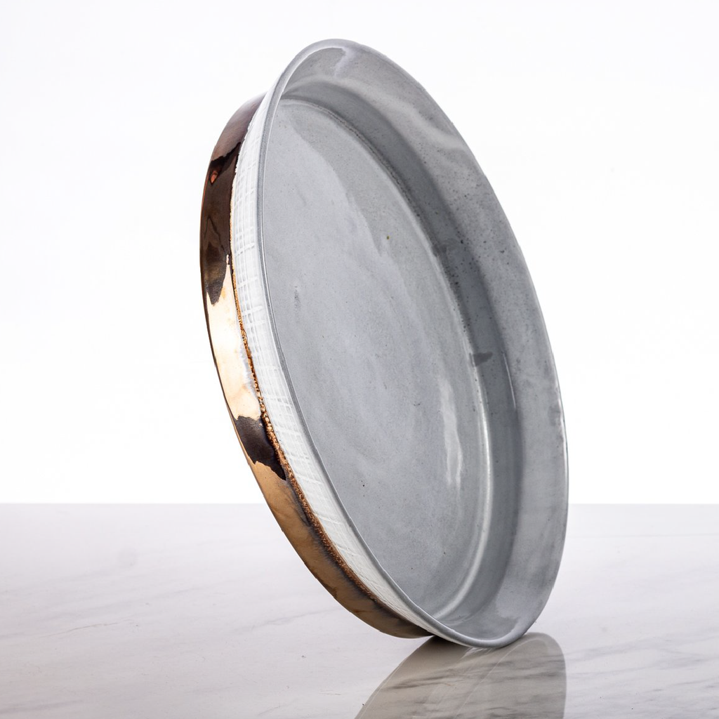 Century Round Platter - Grey