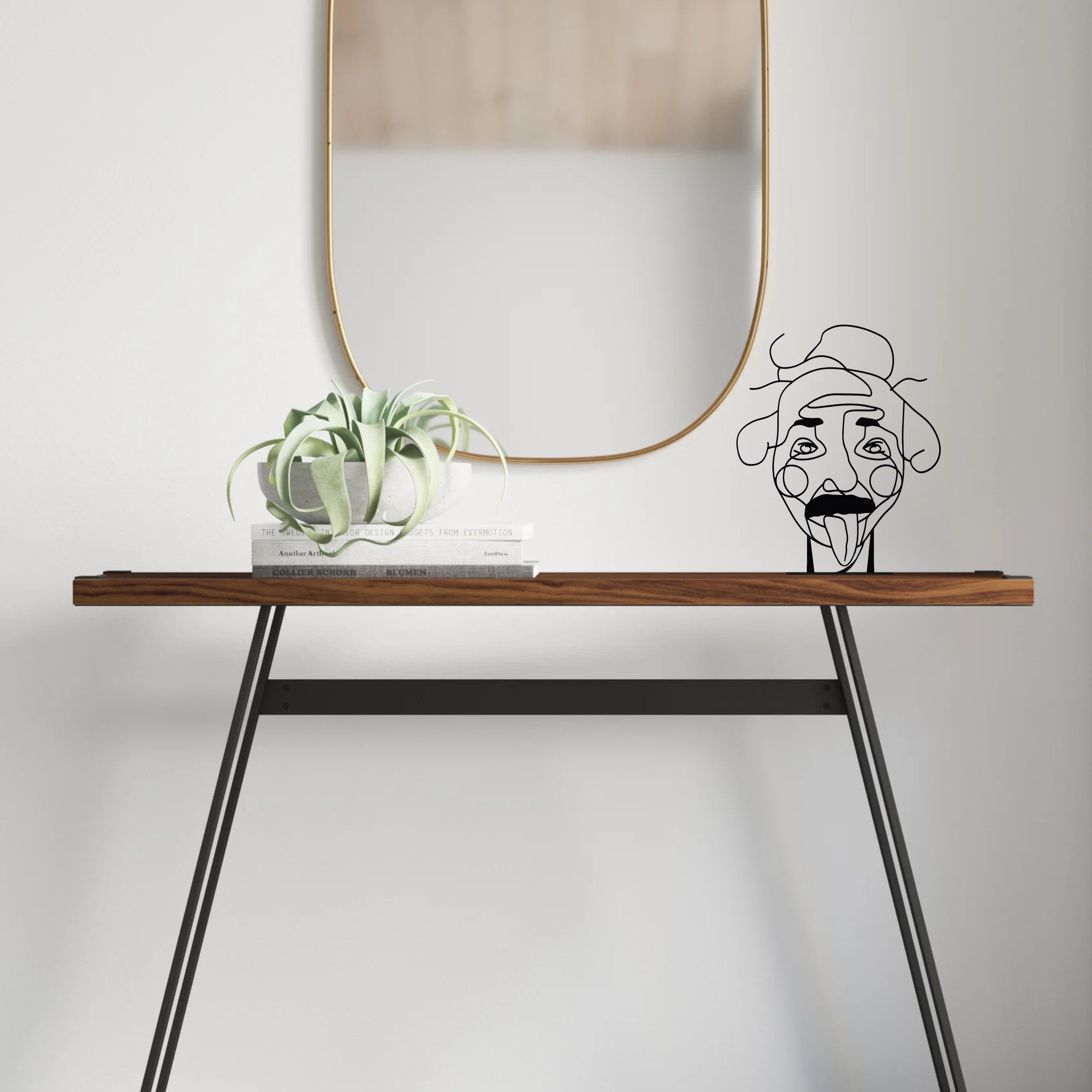 Steel Sculpture - Einstein
