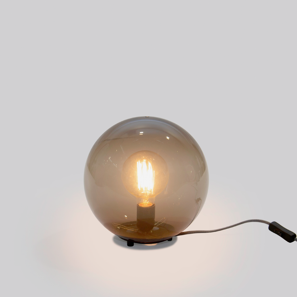 Global Table Lamp - Smokey Grey