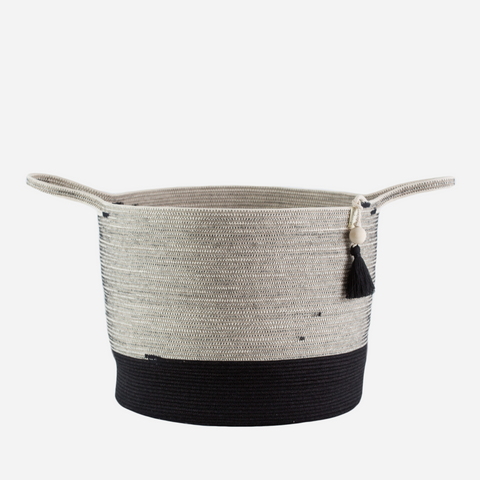 Medium Floor Basket - Liquorice