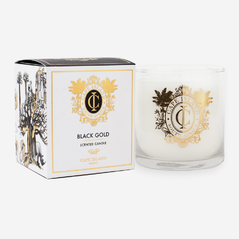 Large Candle - Black Gold
