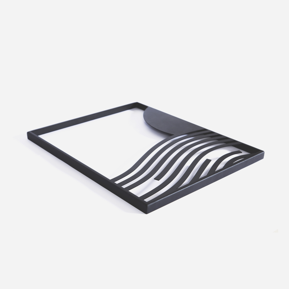 Steel Wall Art - Oceanic Sunset Trio