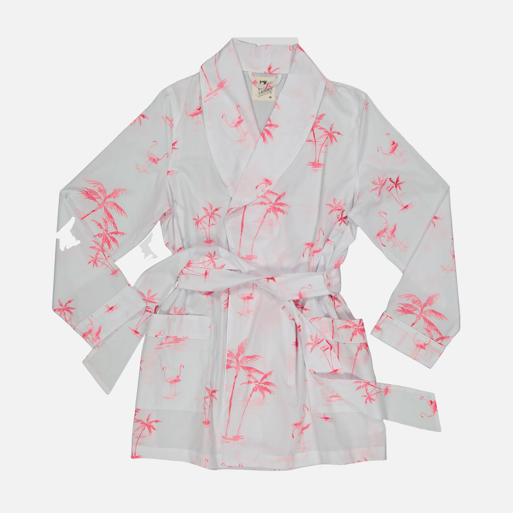 Womens Gown - Pink Palm