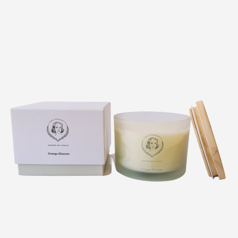Large Scented Soy Candle - Orange Blossom