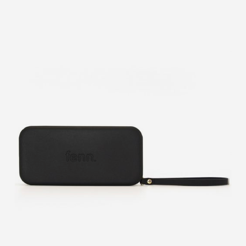 Original Wallet With Strap & Gold Zip - Black