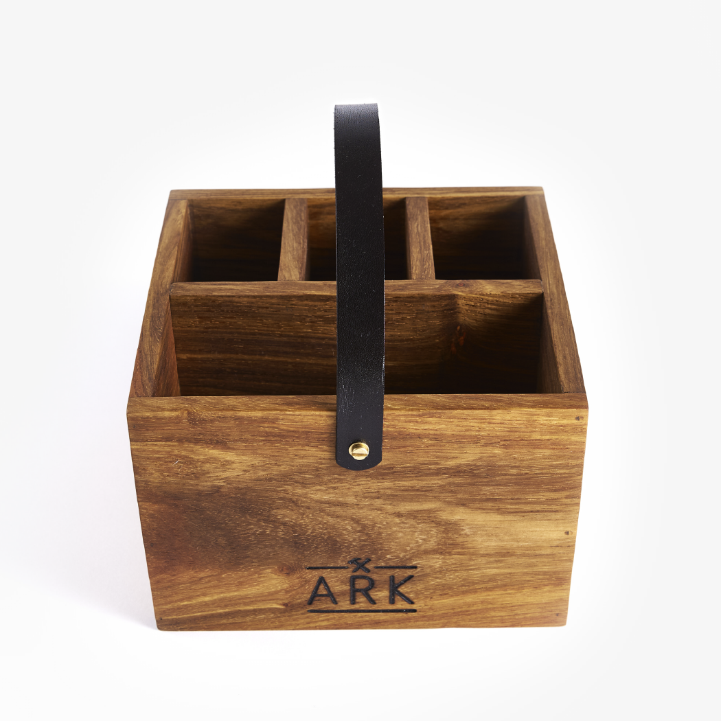 Braai Cutlery Holder - Kiaat
