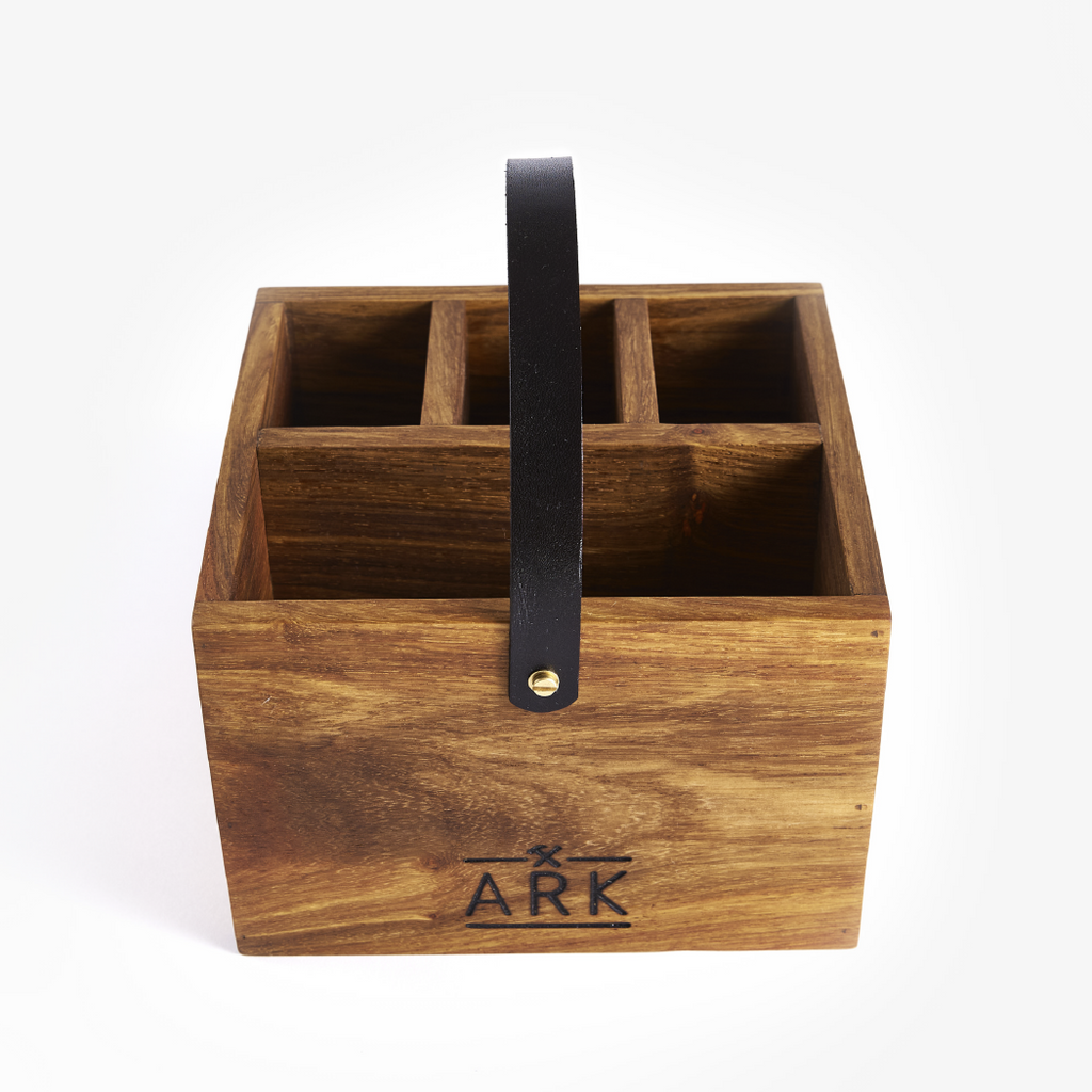 Braai Cutlery Holder - Kiaat