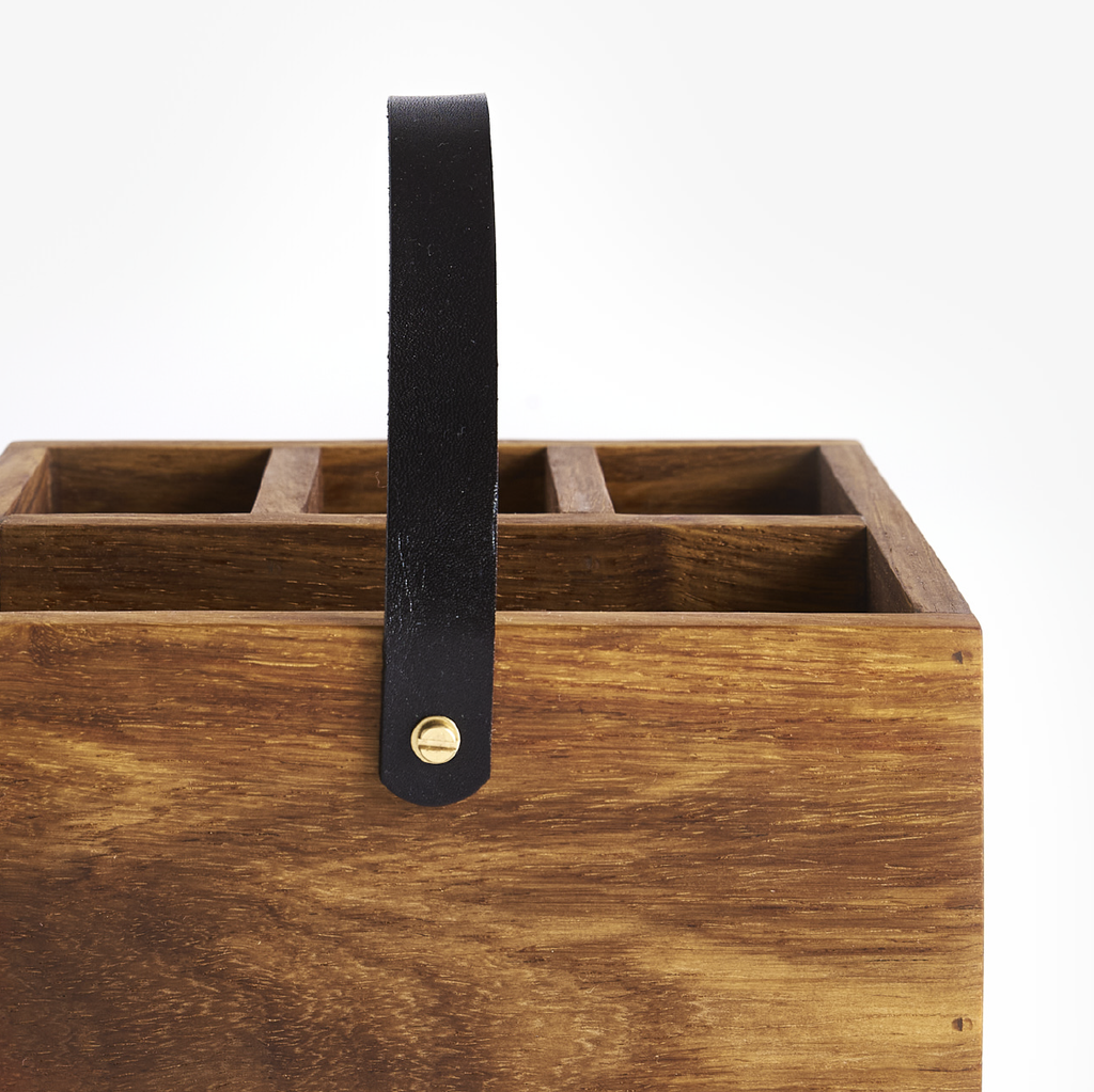 Braai Cutlery Holder - Kiaat