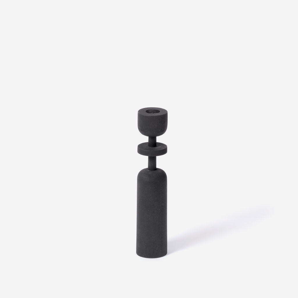 Leisurely Ladies Candle Holder - Black