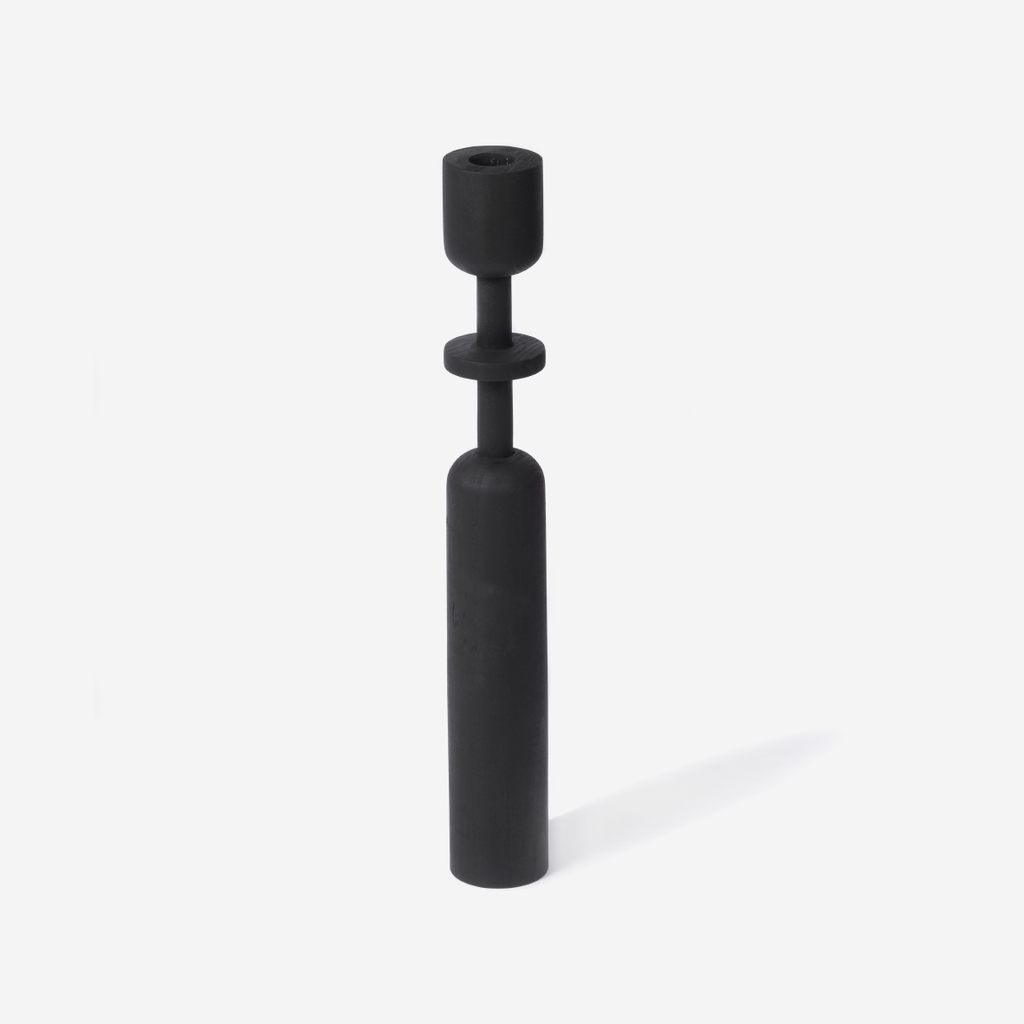Leisurely Ladies Candle Holder - Black