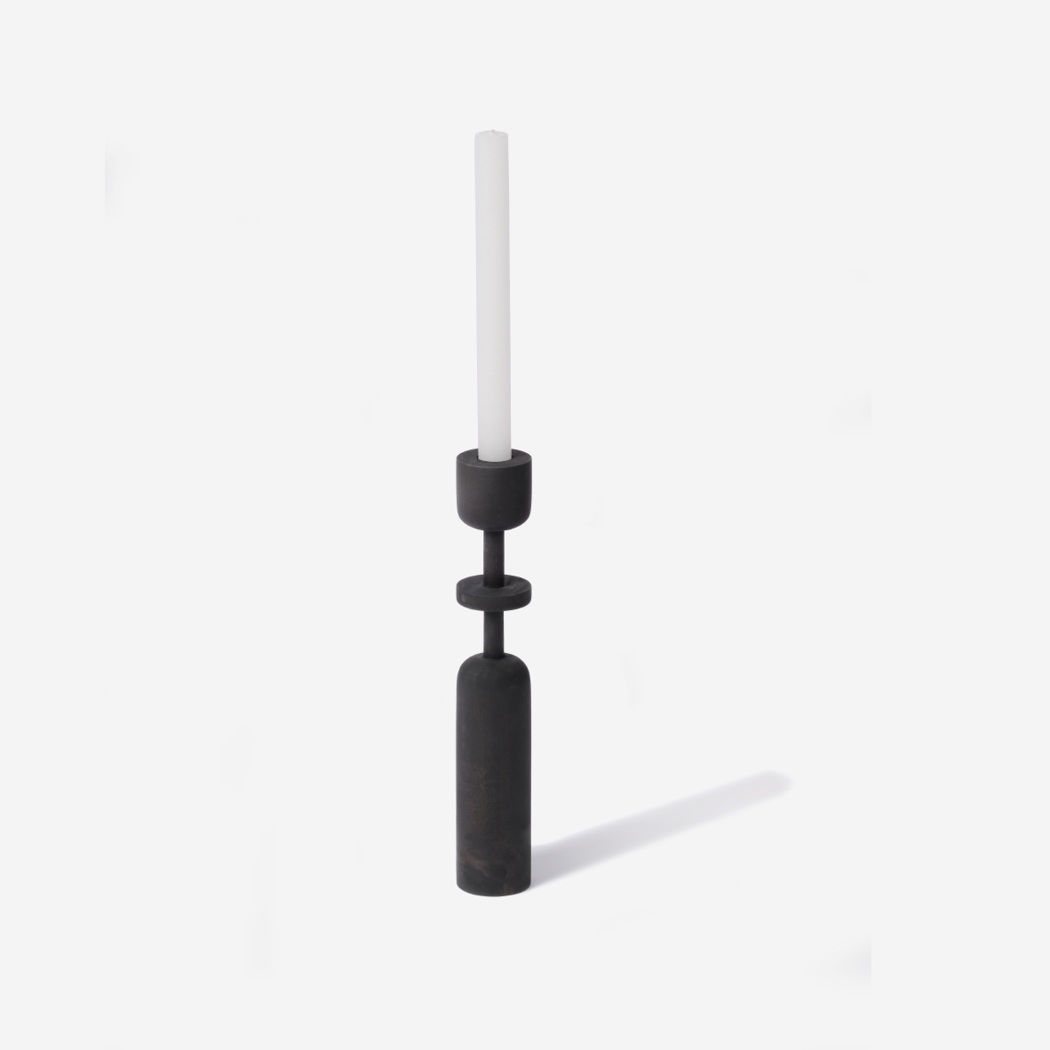 Leisurely Ladies Candle Holder - Black