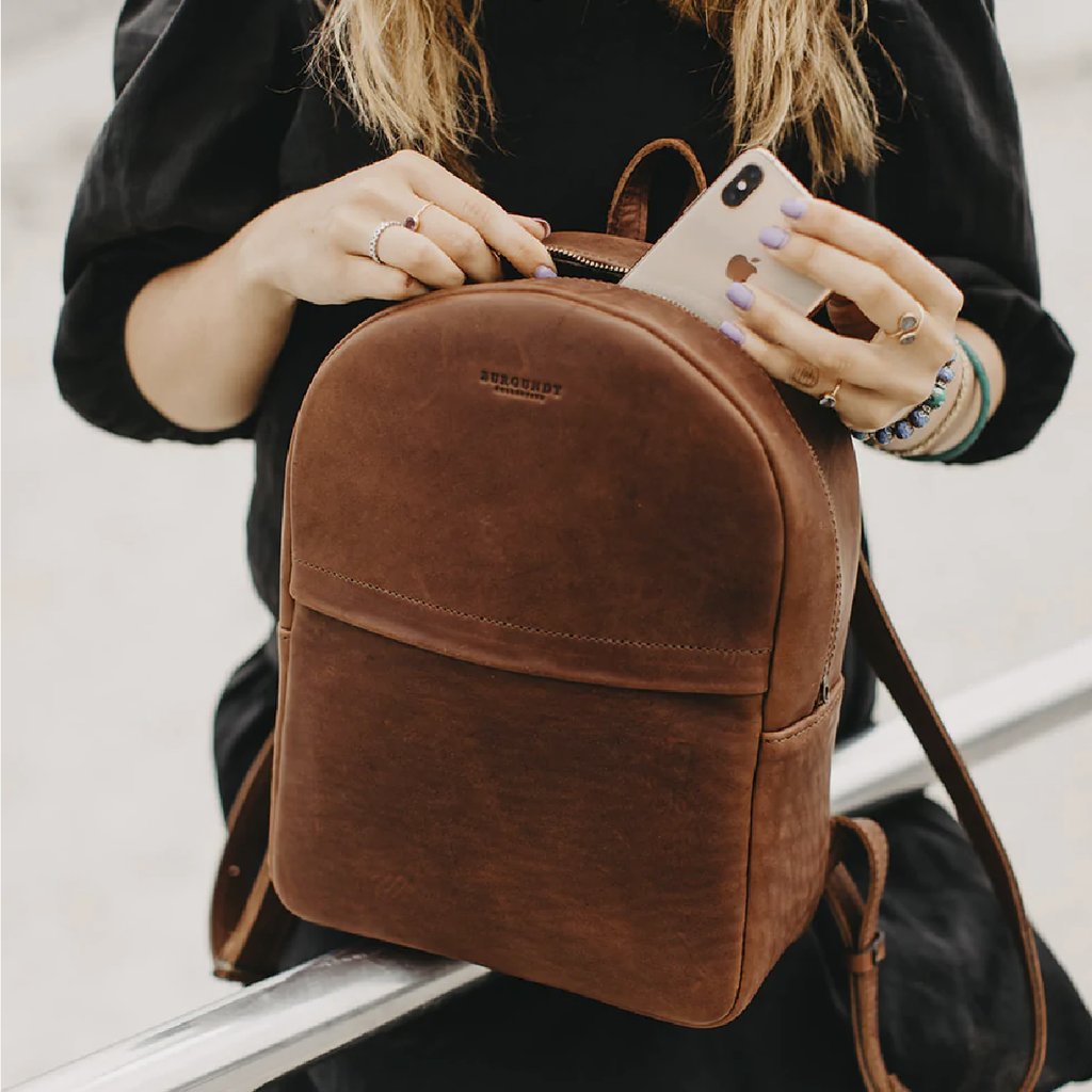 Sahara Backpack - Mahogany