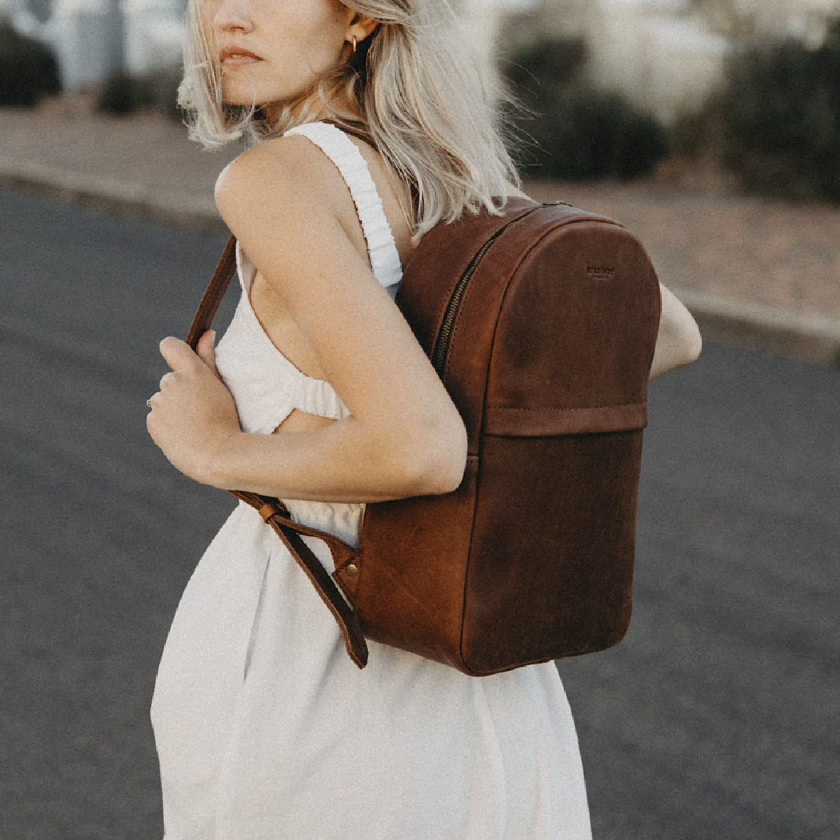 Sahara Backpack - Mahogany