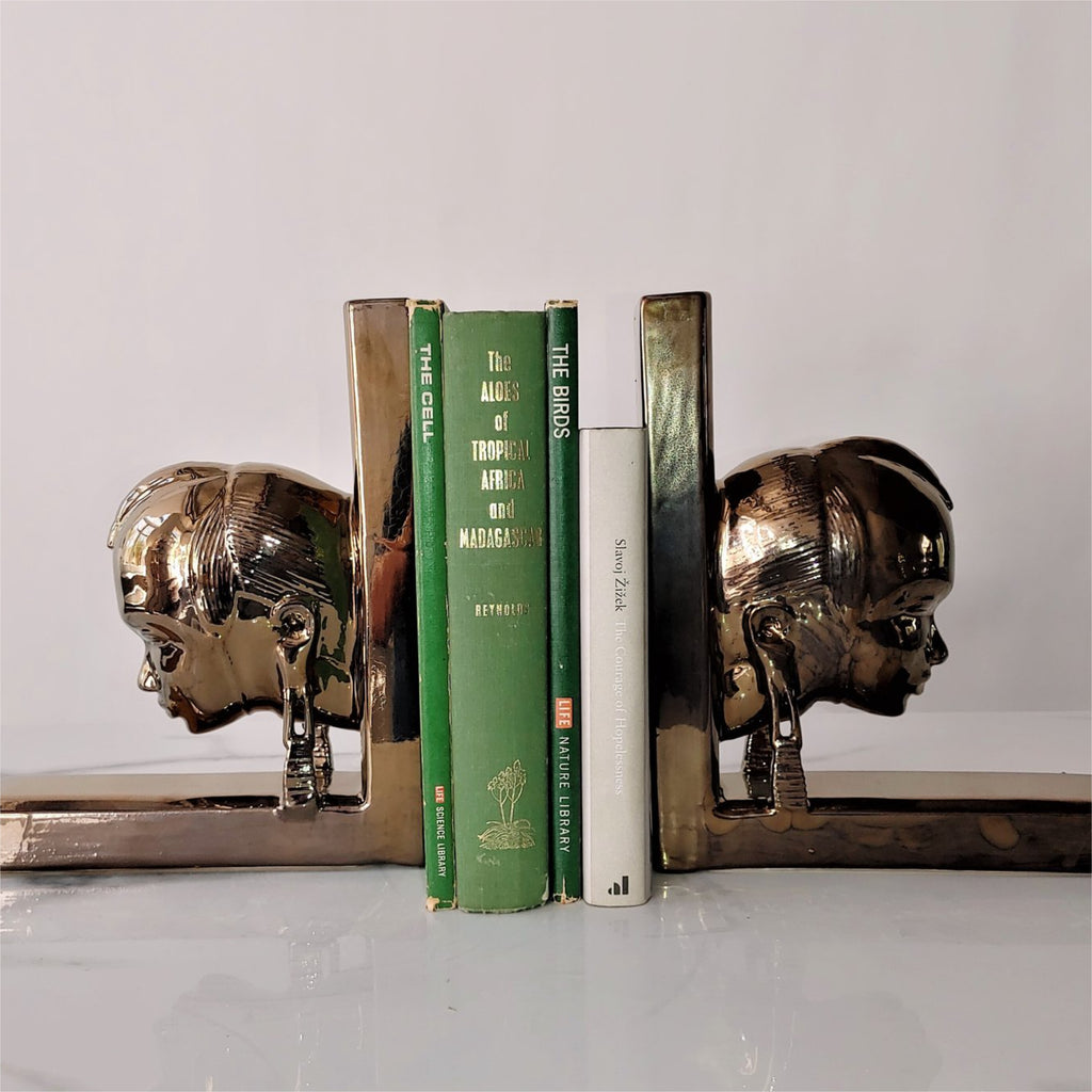 Millennial Twin Bookends - Bronze