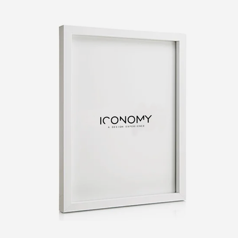Sleek Skinny Frame - White