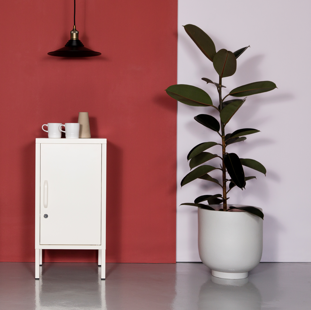 Popstrukt Sugar Cube Side Table - Soft White