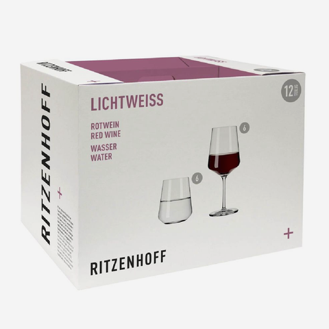Red Wine & Water Glass Set - Julie