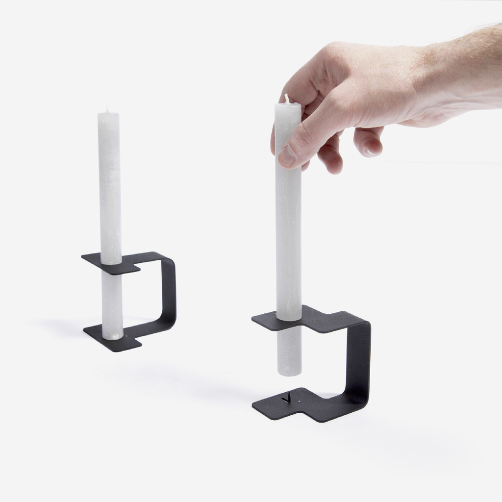 Tetro Solar Candle Holder (Set of two)